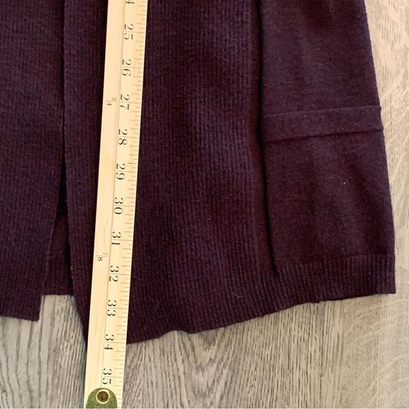 41 HAWTHORN Cardigan women’s small wine purple open front longline. - Picture 10 of 10
